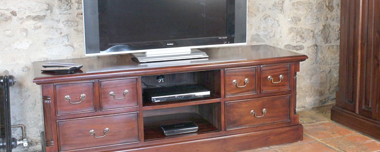 Dark Wood TV Units